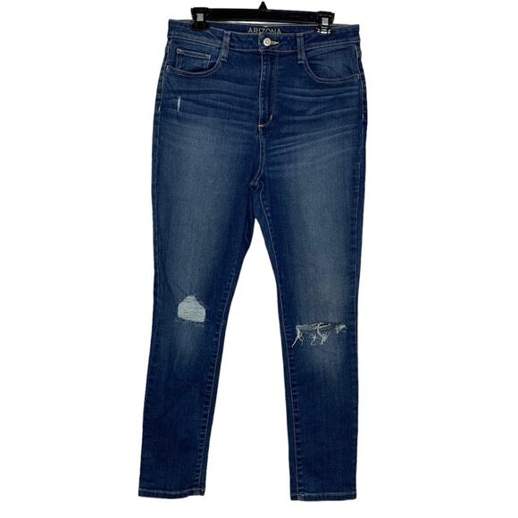Arizona (Junior) Jean Co Blue 5 Working Pockets Belt Loops Blue Size 13 - Picture 1 of 8